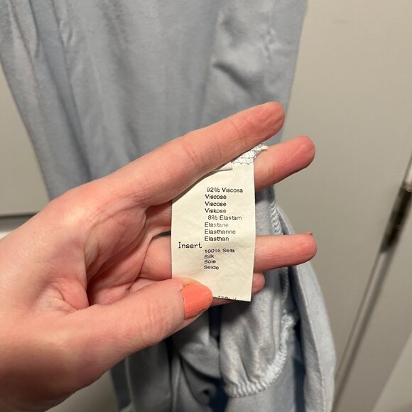 Pastel Blue Dress Blugirl Folies - Silk Insert - Picture 6 of 9